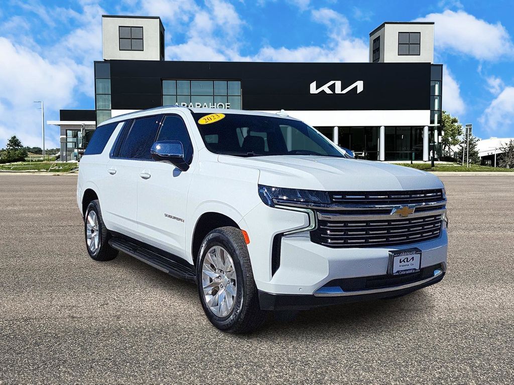 Used 2023 Chevrolet Suburban Premier with VIN 1GNSKFKD8PR260455 for sale in Centennial, CO