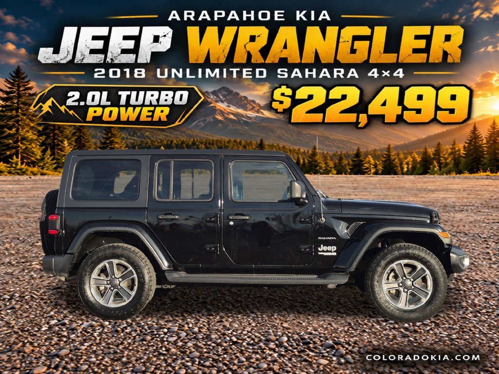 2018 Jeep Wrangler Unlimited Sahara 4x4 SUV