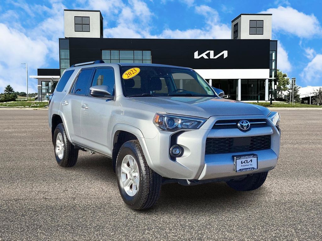 Used 2023 Toyota 4Runner SR5 with VIN JTEMU5JR3P6123326 for sale in Centennial, CO