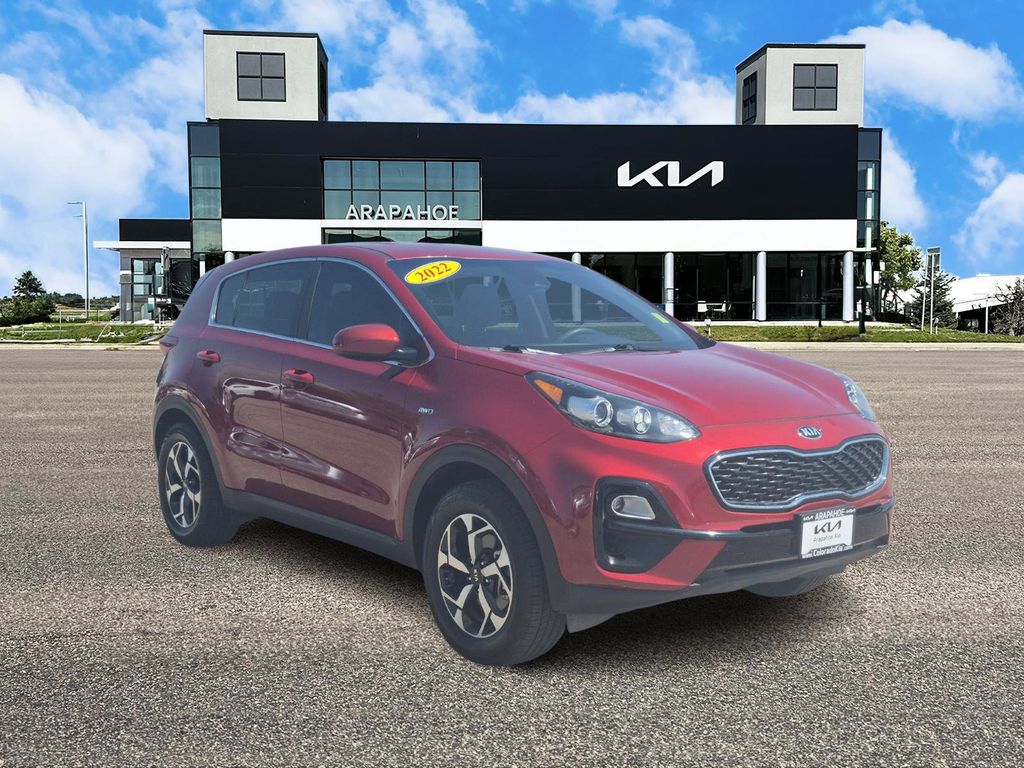 Certified 2022 Kia Sportage LX with VIN KNDPMCAC1N7949407 for sale in Centennial, CO