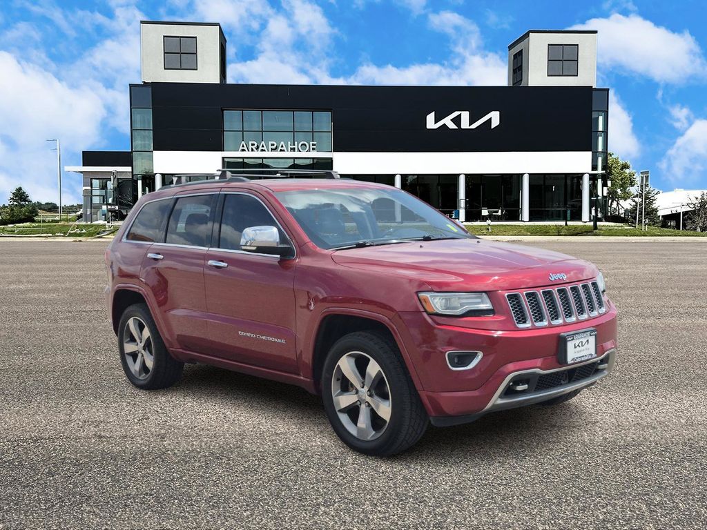Used 2014 Jeep Grand Cherokee Overland with VIN 1C4RJFCG9EC200803 for sale in Centennial, CO