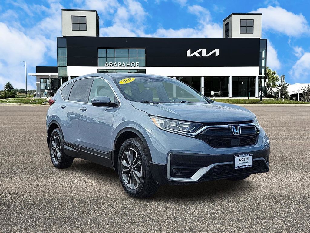 Used 2020 Honda CR-V EX-L with VIN 5J6RW2H80LA005607 for sale in Centennial, CO
