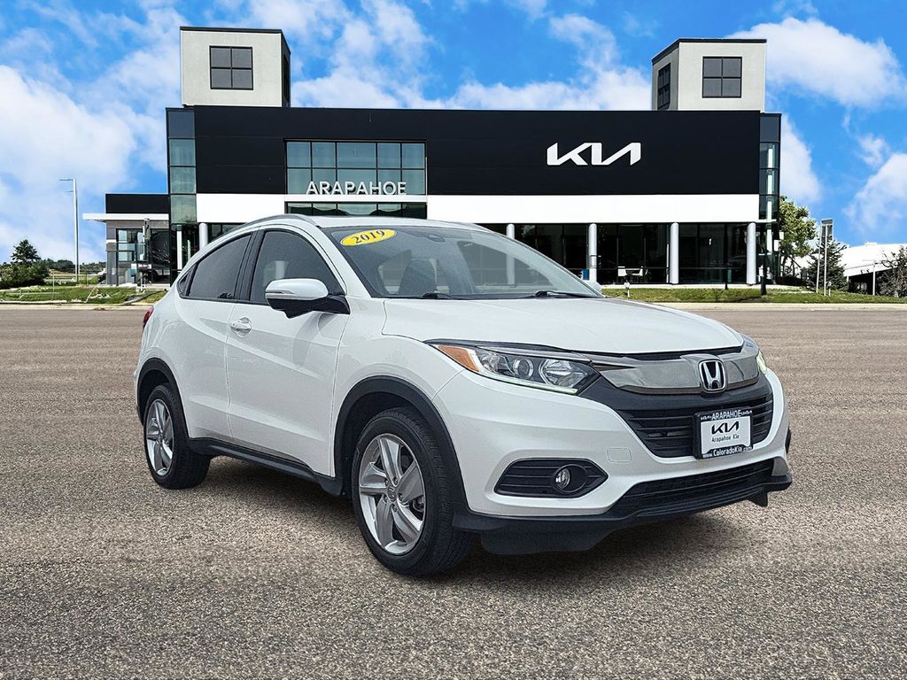 Used 2019 Honda HR-V EX-L with VIN 3CZRU6H71KM723138 for sale in Centennial, CO