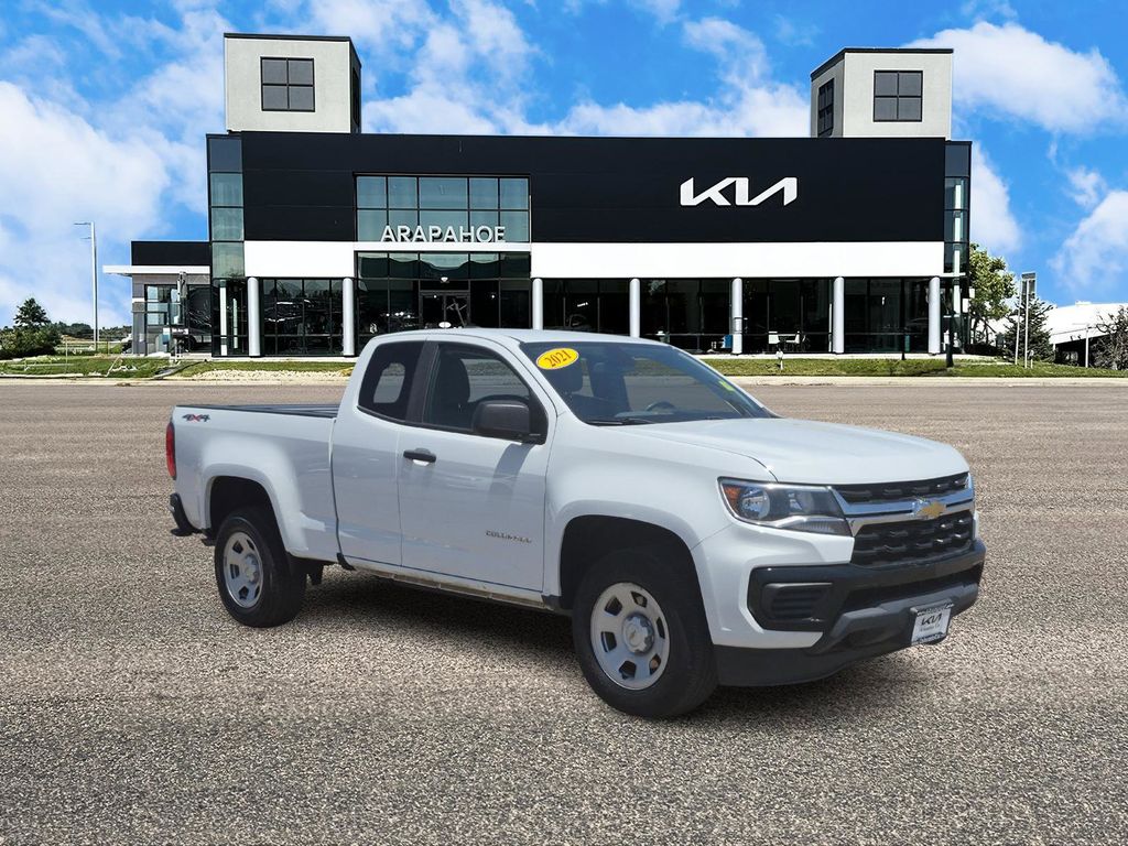 Used 2021 Chevrolet Colorado Work Truck with VIN 1GCHTBEA9M1141026 for sale in Centennial, CO