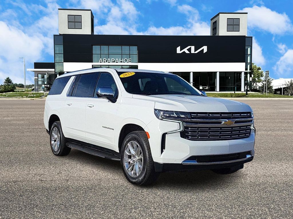 Used 2023 Chevrolet Suburban Premier with VIN 1GNSKFKD8PR476791 for sale in Centennial, CO