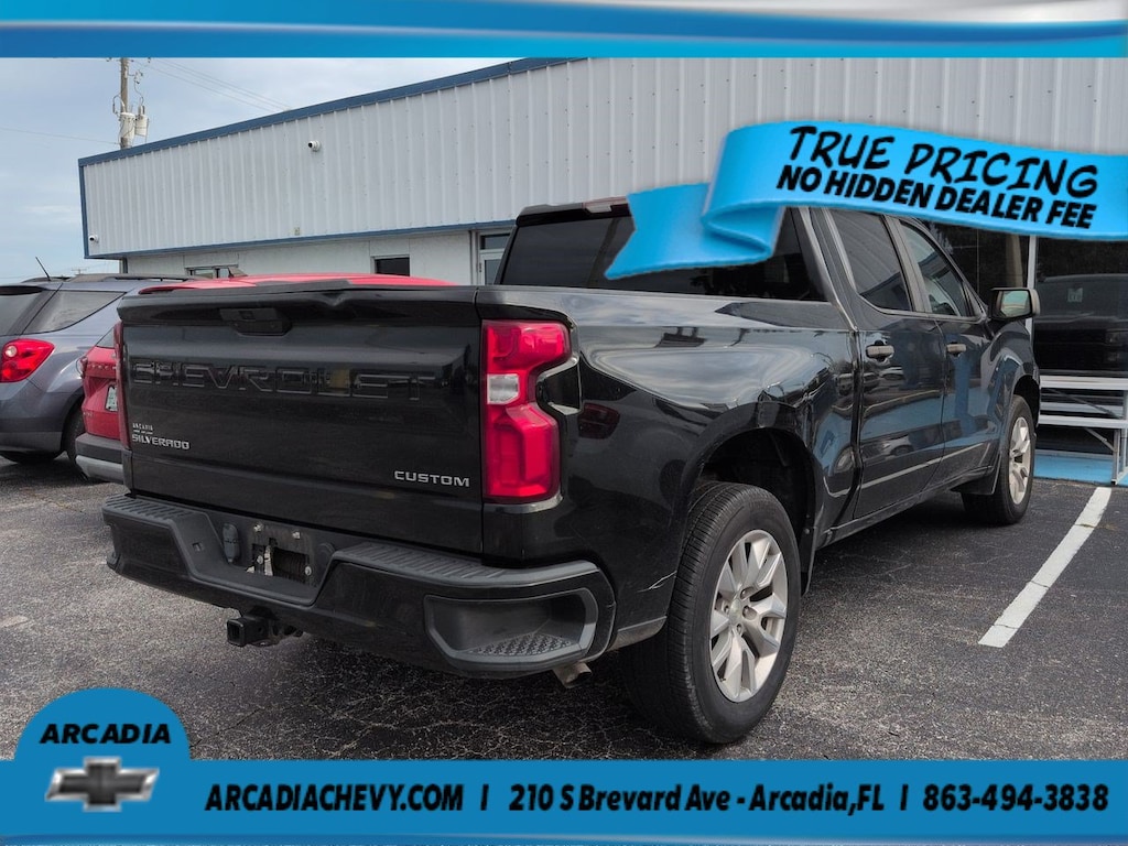 Used 2021 Chevrolet Silverado 1500 Custom 2WD Crew Cab 147 Custom