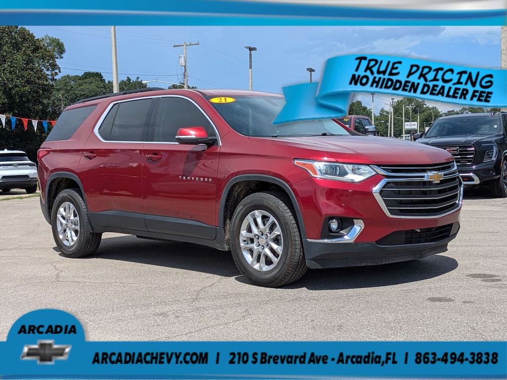 Used 2021 Chevrolet Traverse LT Cloth FWD LT Cloth w/1LT