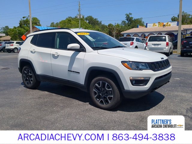 Used 2019 Jeep Compass Sport with VIN 3C4NJDAB3KT703785 for sale in Chiefland, FL