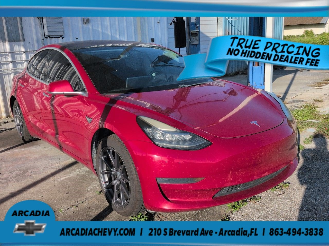 Used 2018 Tesla Model 3 Long Range with VIN 5YJ3E1EA6JF027650 for sale in Chiefland, FL
