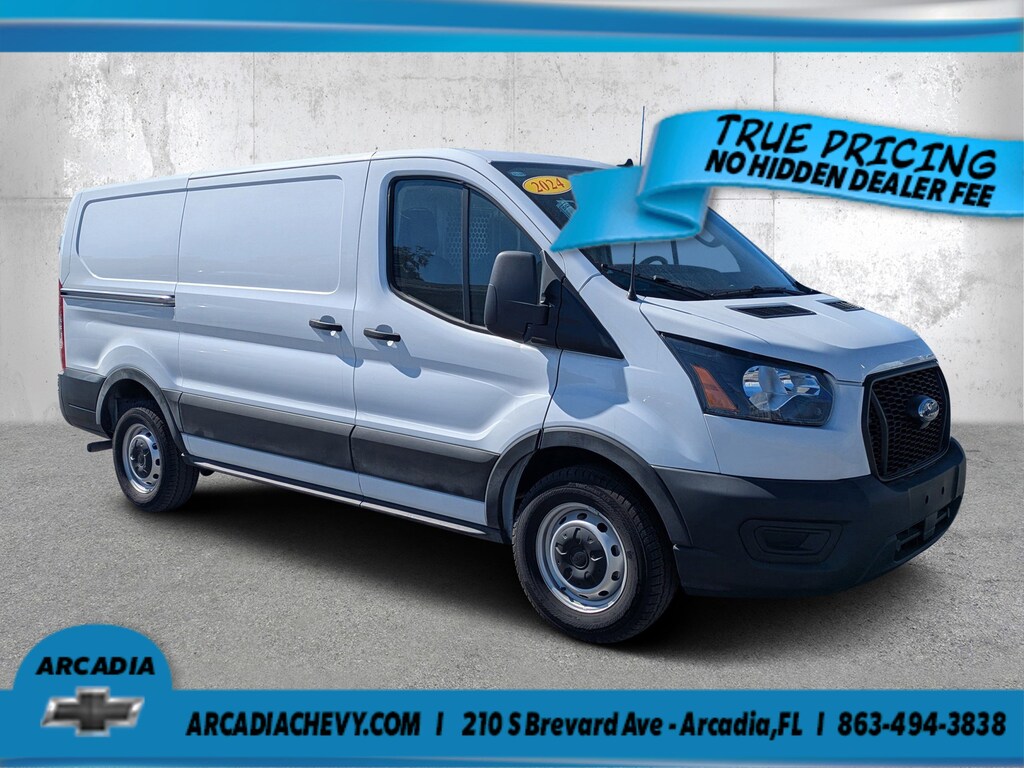 Used 2024 Ford Transit Cargo Van 130 RWD T-150 130 Low Rf 8670 GVWR RWD