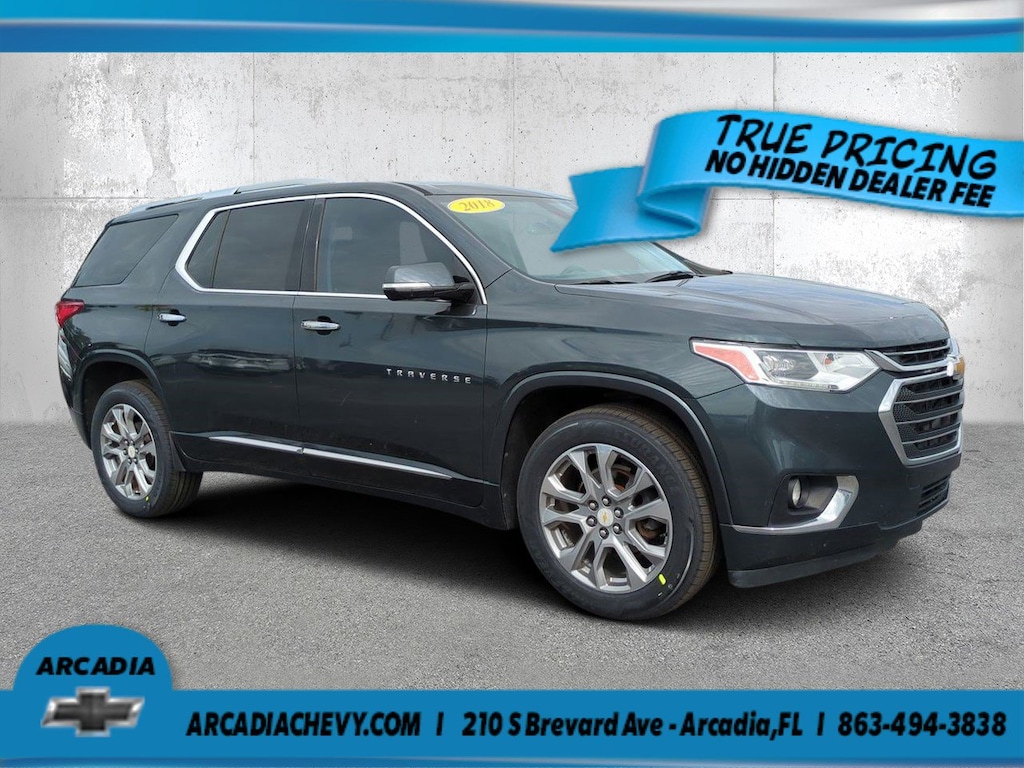 Used 2018 Chevrolet Traverse Premier FWD Premier w/1LZ