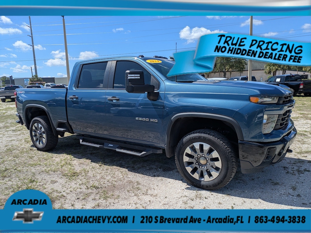 Used 2024 Chevrolet Silverado 2500HD Custom 4WD Crew Cab 159 Custom