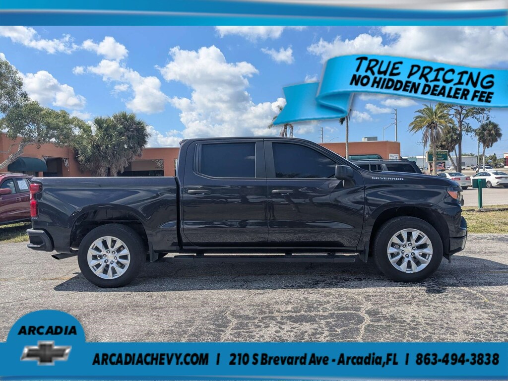Used 2023 Chevrolet Silverado 1500 Custom 2WD Crew Cab 147 Custom