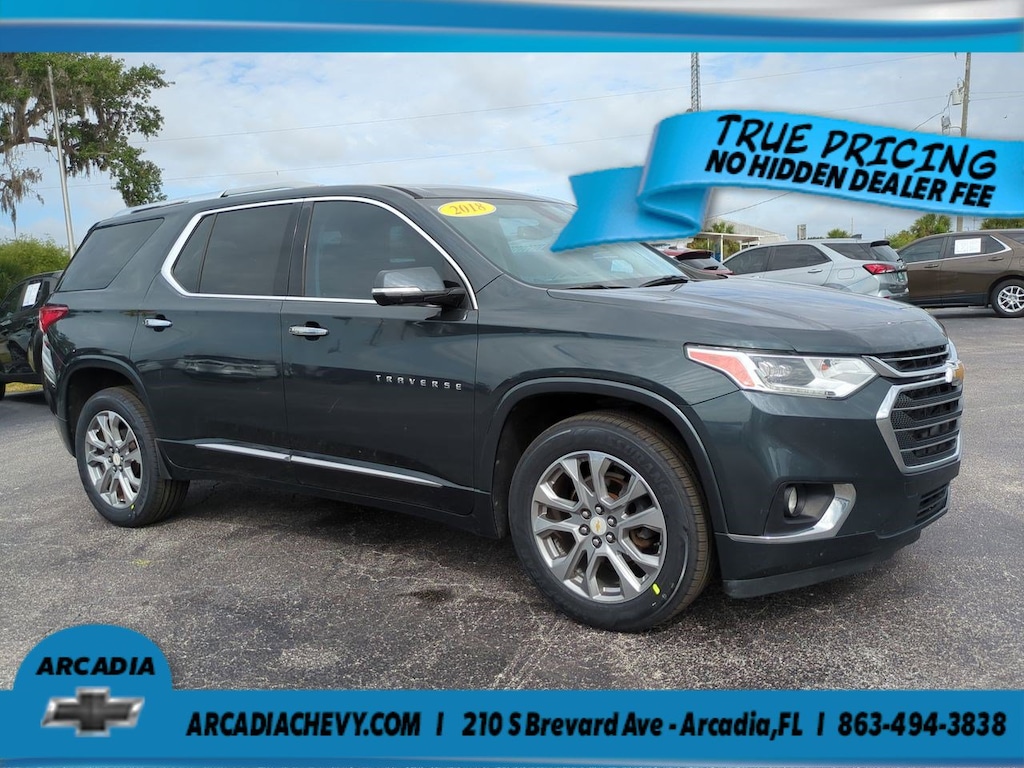 Used 2018 Chevrolet Traverse Premier FWD Premier w/1LZ