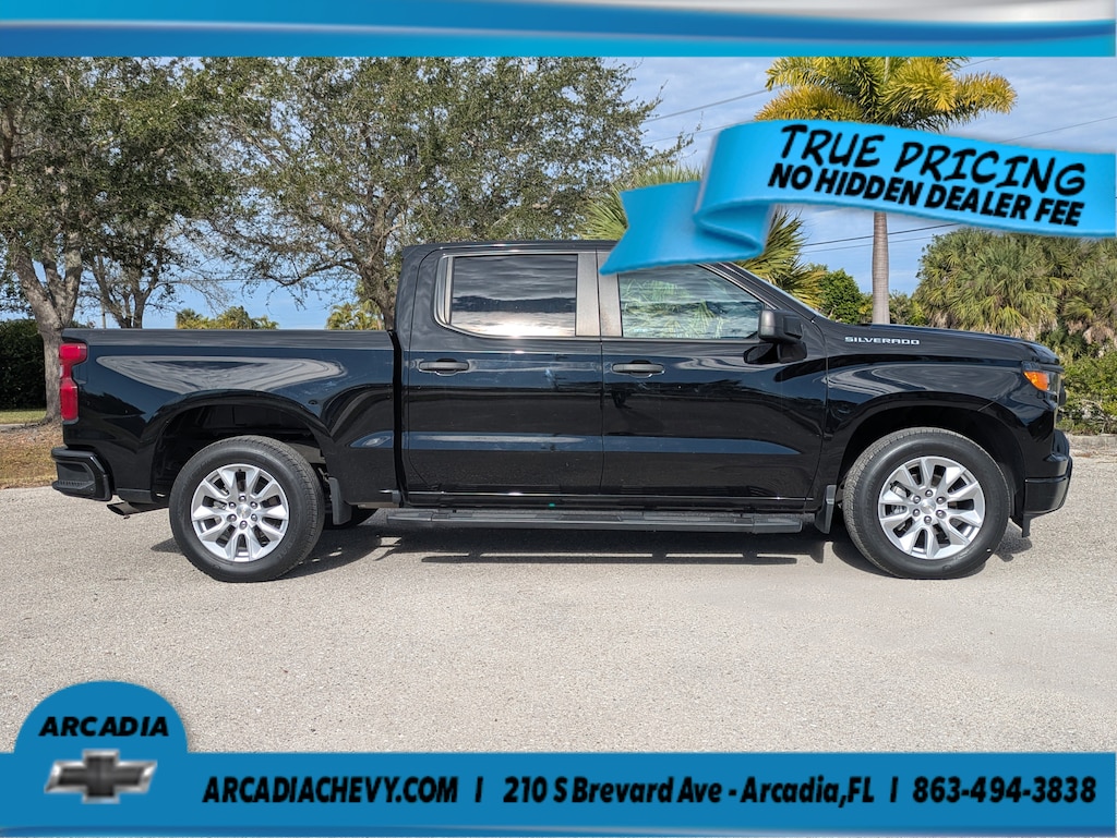 Used 2023 Chevrolet Silverado 1500 Custom 2WD Crew Cab 147 Custom