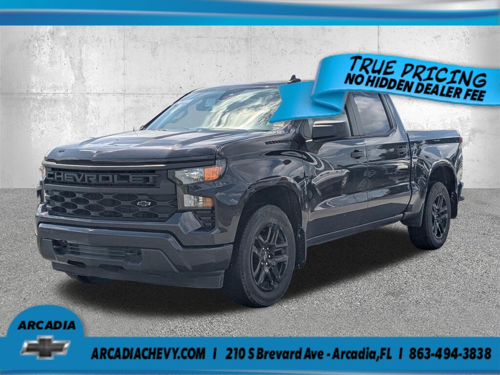 Used 2023 Chevrolet Silverado 1500 Custom 2WD Crew Cab 147 Custom