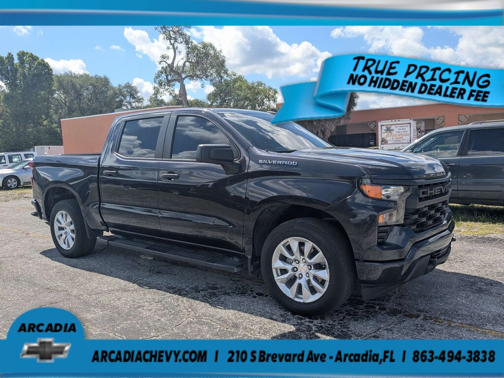 Used 2023 Chevrolet Silverado 1500 Custom 2WD Crew Cab 147 Custom