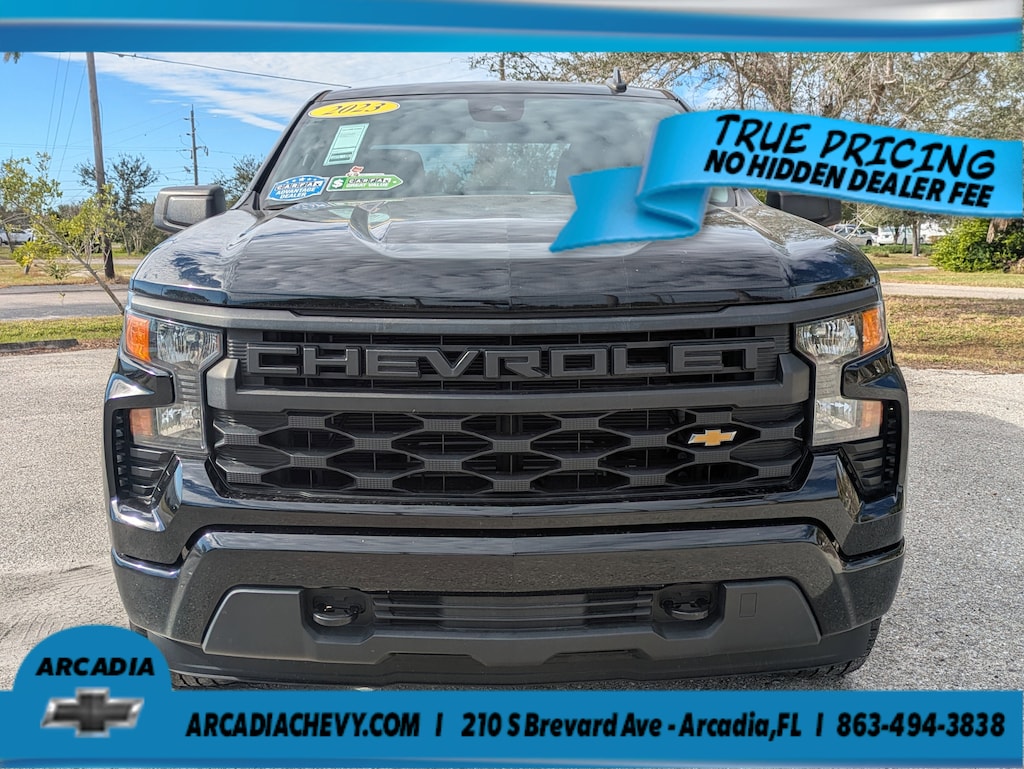 Used 2023 Chevrolet Silverado 1500 Custom 2WD Crew Cab 147 Custom