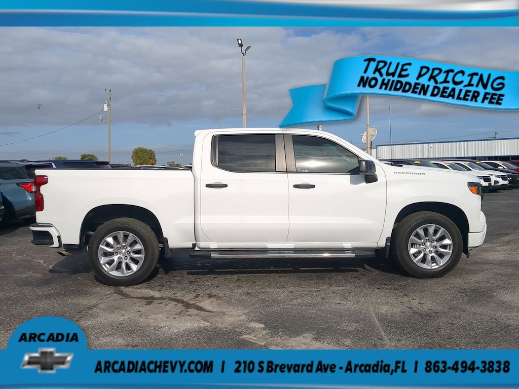 Used 2024 Chevrolet Silverado 1500 Custom 2WD Crew Cab 147 Custom