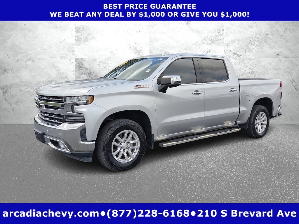 Used 2019 Chevrolet Silverado 1500 LTZ 4WD Crew Cab 147 LTZ