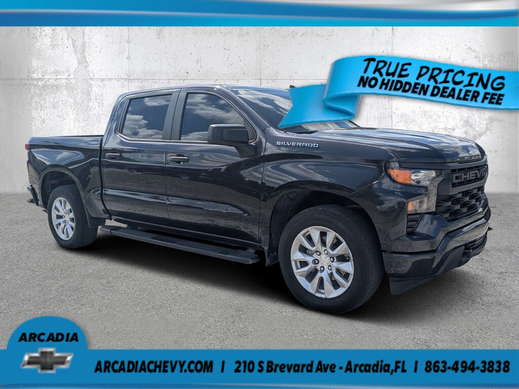 Used 2023 Chevrolet Silverado 1500 Custom 2WD Crew Cab 147 Custom
