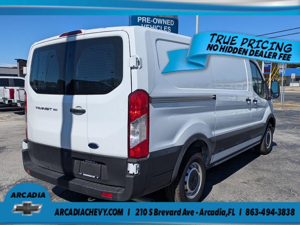 Used 2024 Ford Transit Cargo Van 130 RWD T-150 130 Low Rf 8670 GVWR RWD