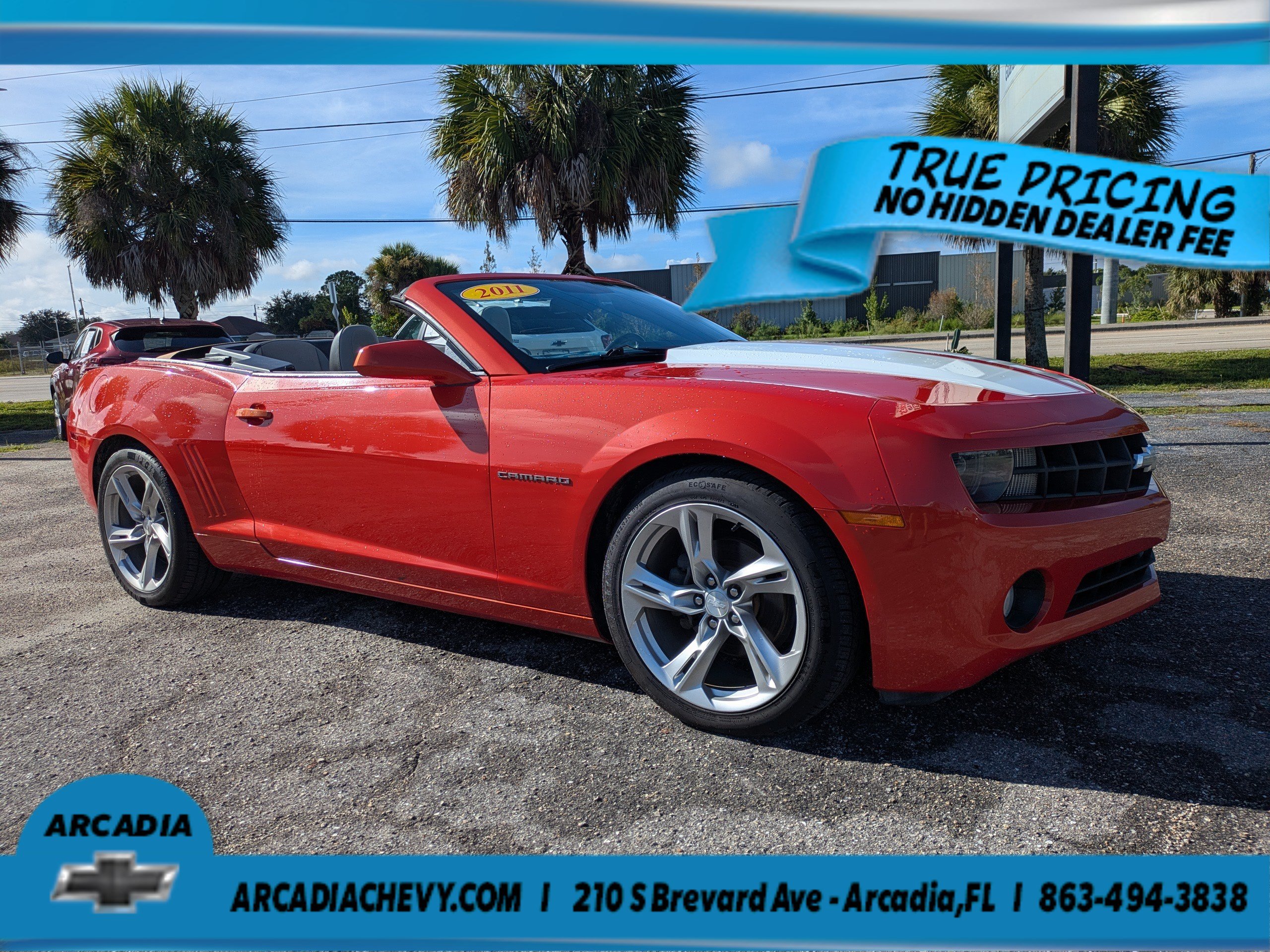 Used 2011 Chevrolet Camaro 2LT Convertible