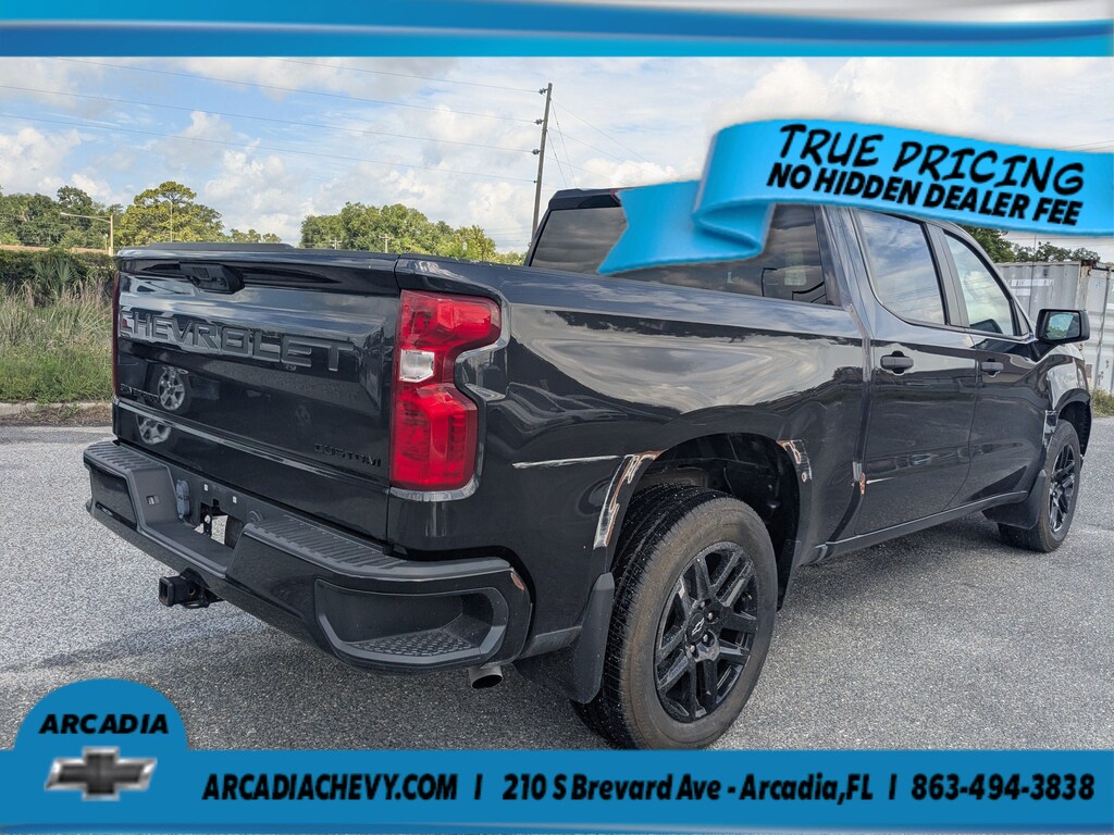 Used 2023 Chevrolet Silverado 1500 Custom 2WD Crew Cab 147 Custom