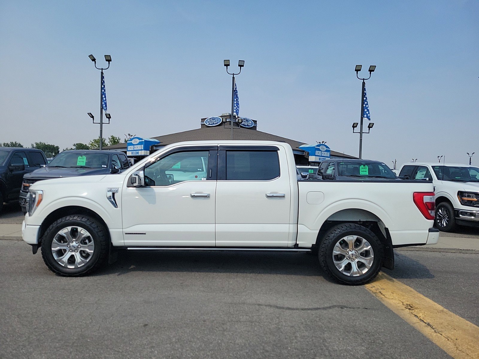 Certified 2021 Ford F-150 Platinum with VIN 1FTFW1ED8MFB82883 for sale in Billings, MT