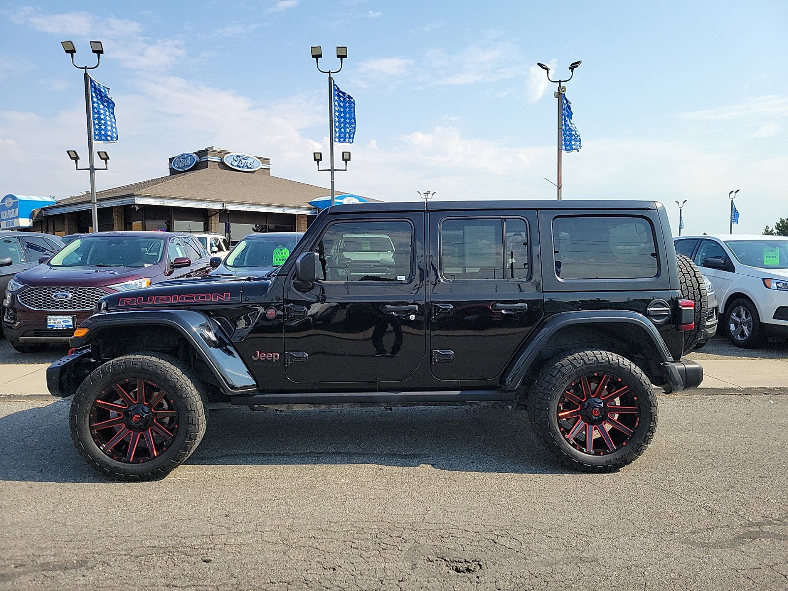 Certified 2019 Jeep Wrangler Unlimited Rubicon with VIN 1C4HJXFNXKW513218 for sale in Billings, MT