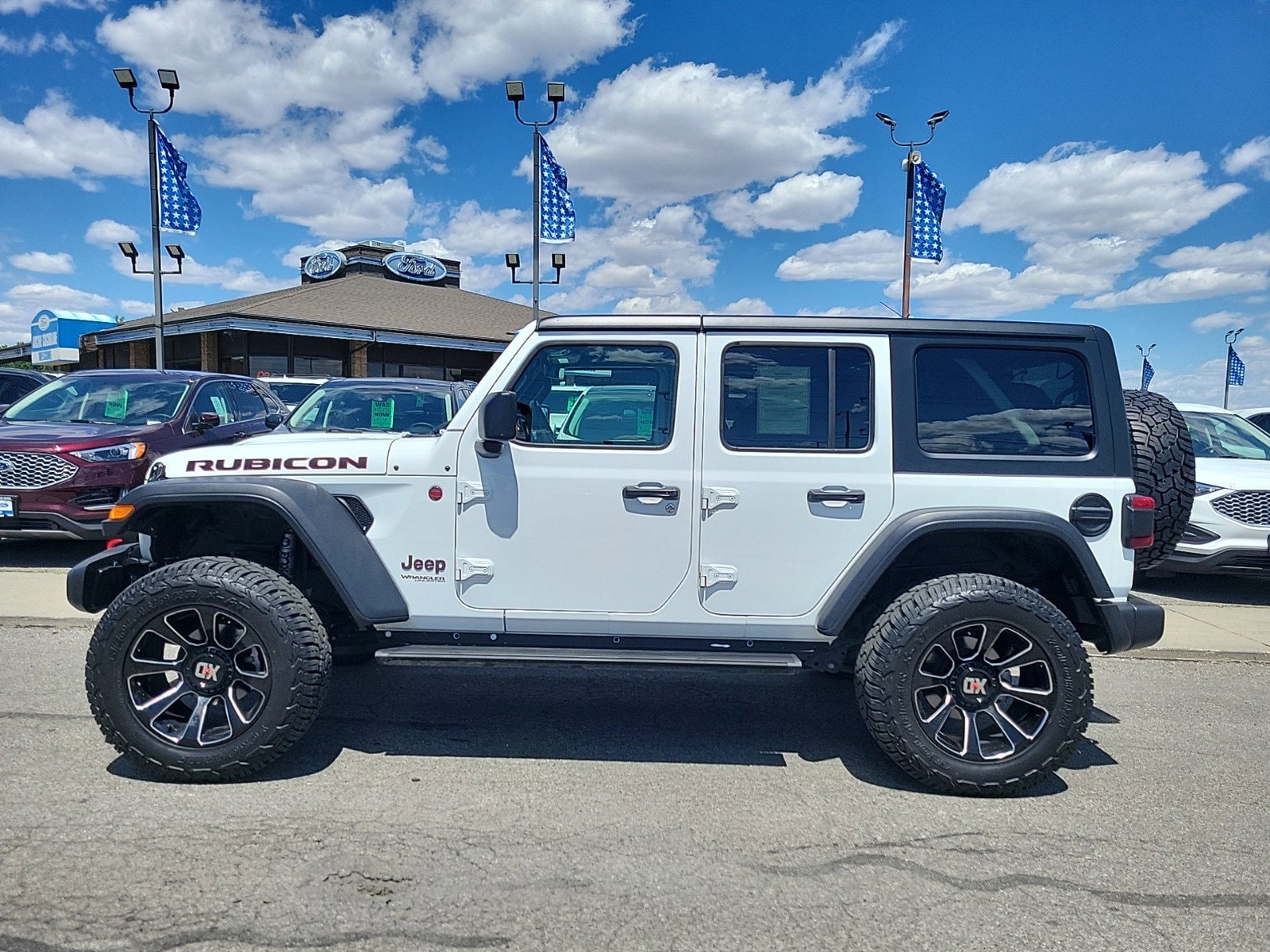 Certified 2022 Jeep Wrangler Unlimited Rubicon with VIN 1C4JJXFM0NW218853 for sale in Billings, MT