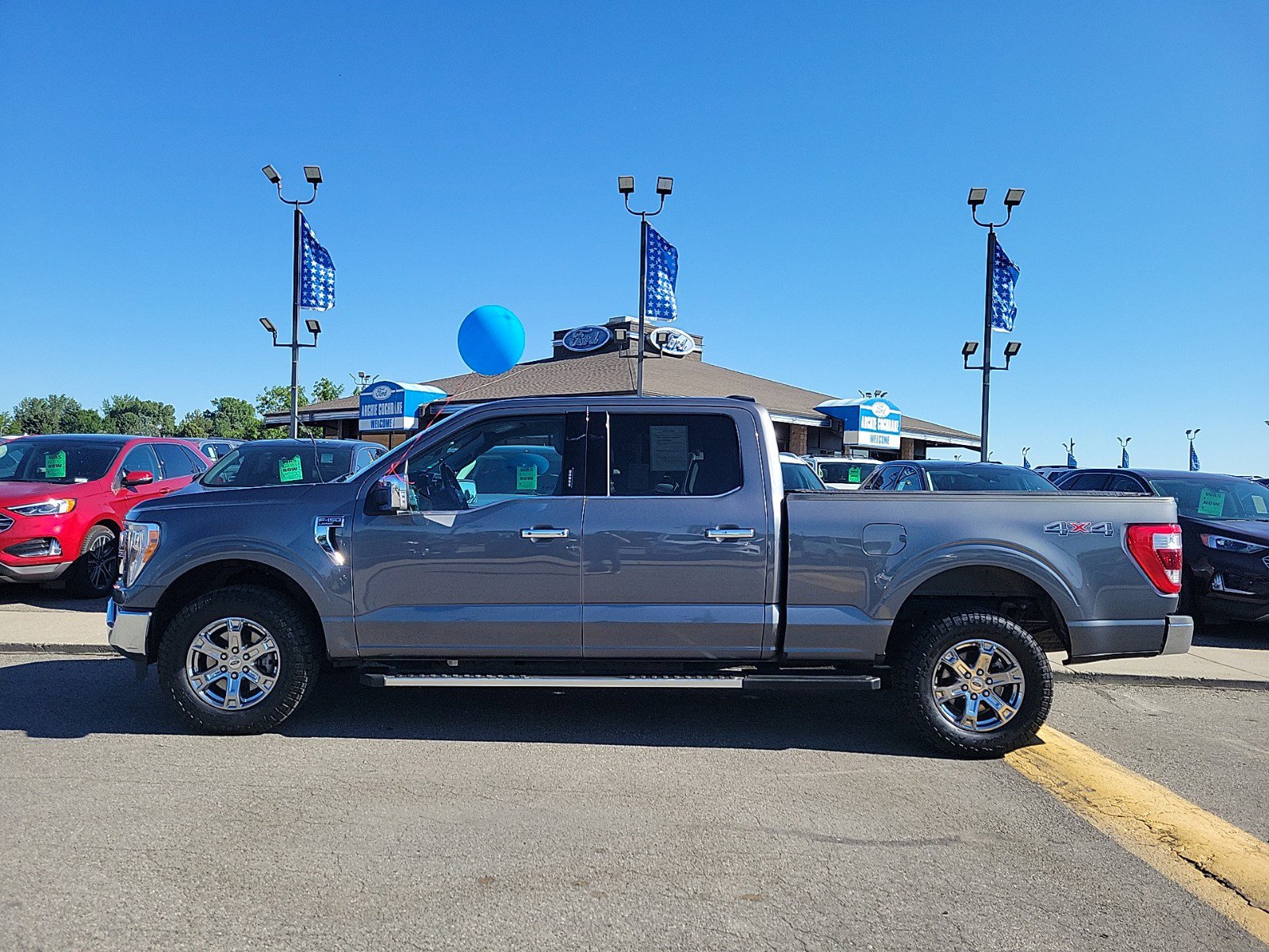 Certified 2022 Ford F-150 Lariat with VIN 1FTFW1E81NFB40463 for sale in Billings, MT