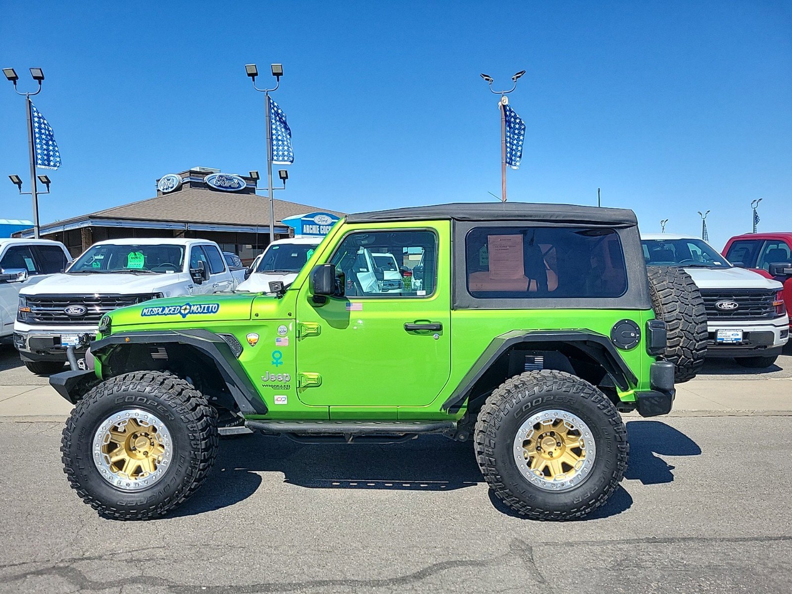 Used 2019 Jeep Wrangler Sport with VIN 1C4GJXAG5KW560760 for sale in Billings, MT