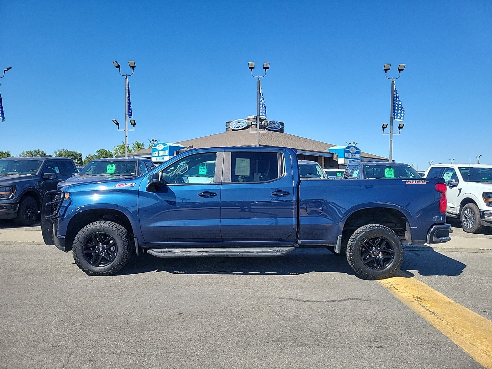 Certified 2021 Chevrolet Silverado 1500 LT Trail Boss with VIN 3GCPYFED3MG470112 for sale in Billings, MT