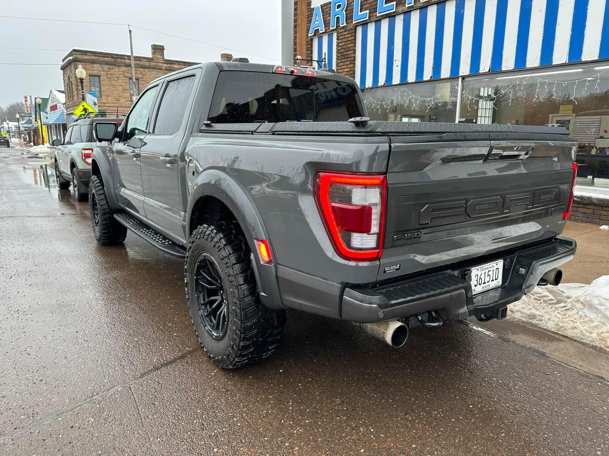 Used 2021 Ford F-150 Raptor with VIN 1FTFW1RG1MFC62580 for sale in Sandstone, Minnesota