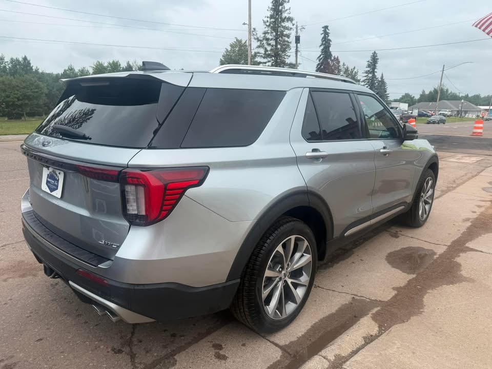 Used 2025 Ford Explorer Platinum with VIN 1FMWK8HC5SGA01362 for sale in Sandstone, Minnesota