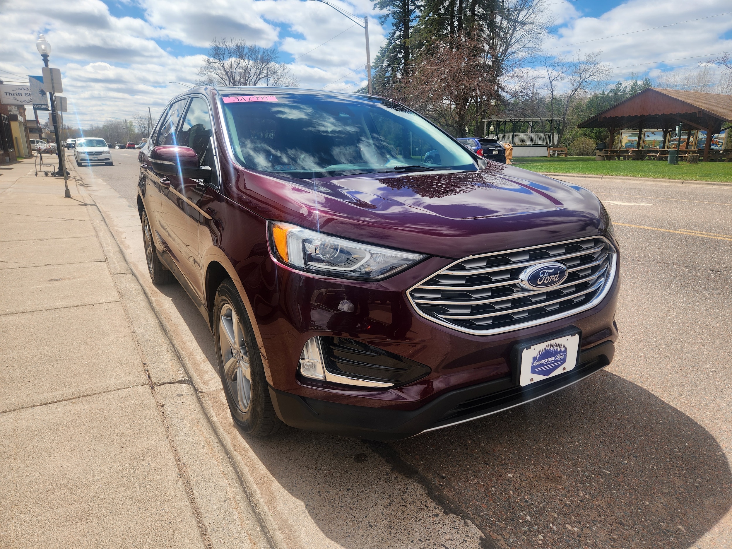 Used 2019 Ford Edge SEL with VIN 2FMPK4J93KBB23477 for sale in Sandstone, Minnesota