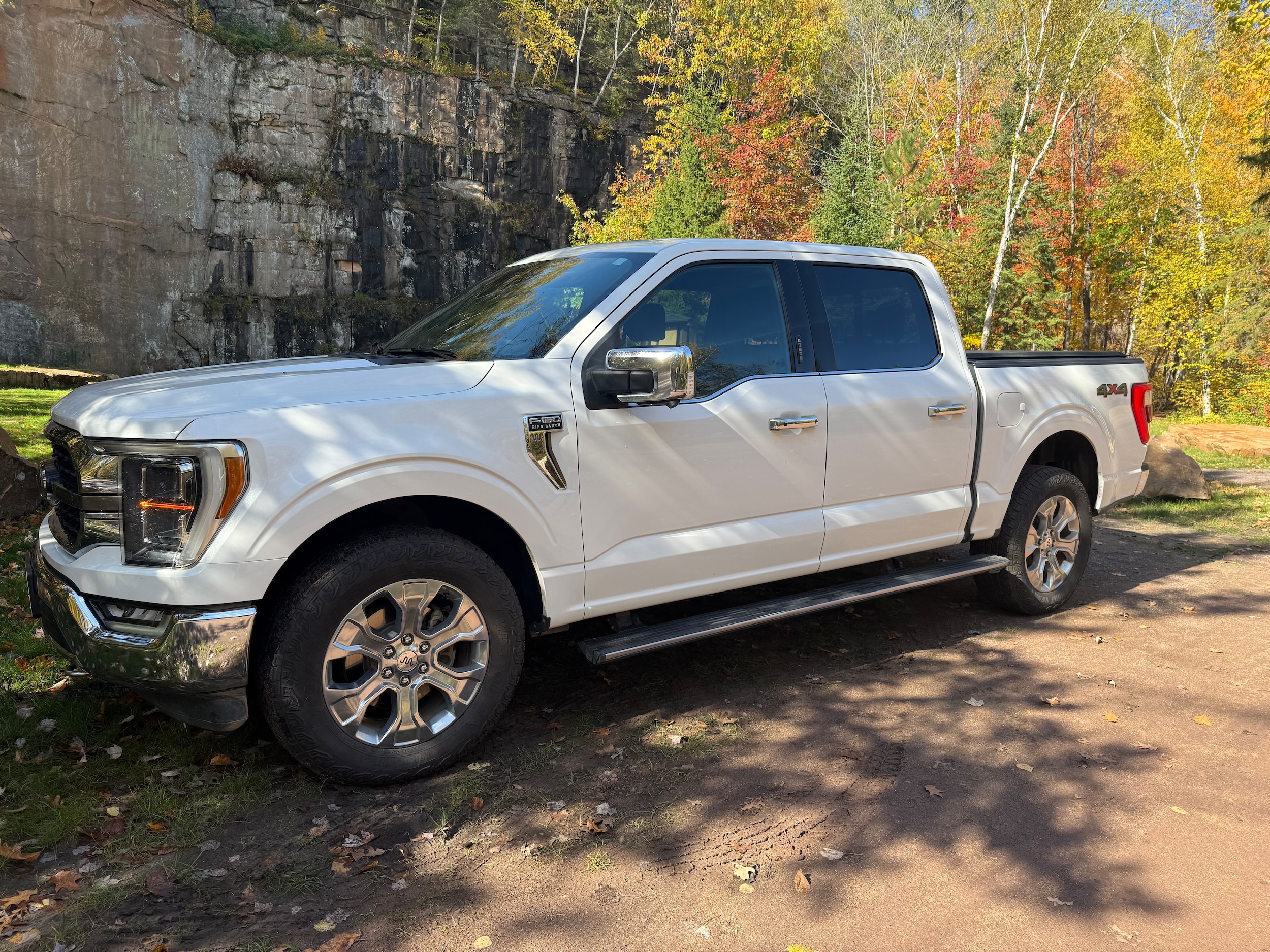 Used 2021 Ford F-150 King Ranch with VIN 1FTFW1E87MFB43978 for sale in Sandstone, Minnesota