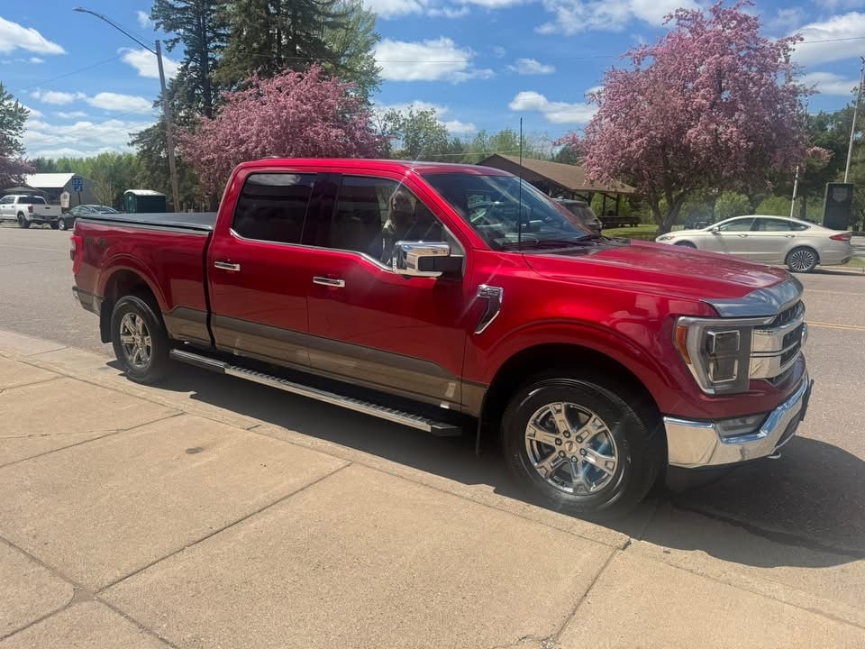 Certified 2021 Ford F-150 Lariat with VIN 1FTFW1E80MFC49799 for sale in Sandstone, Minnesota