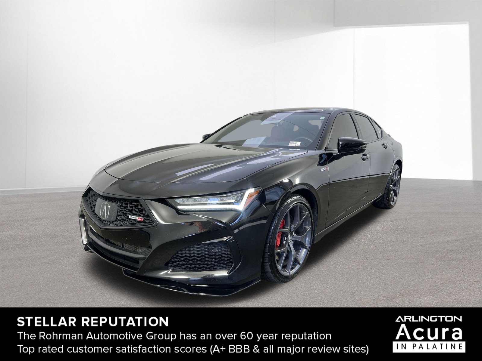 Used 2022 Acura TLX Type S with VIN 19UUB7F98NA001670 for sale in Palatine, IL