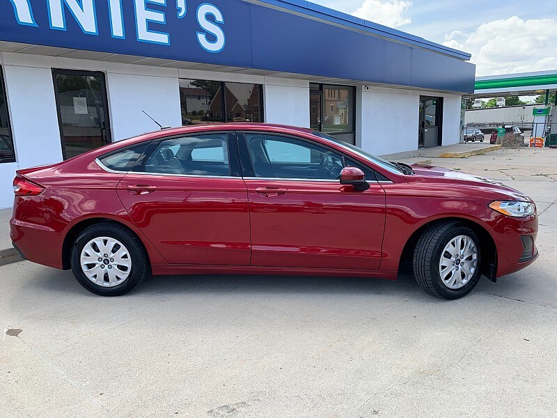 Used 2019 Ford Fusion S with VIN 3FA6P0G74KR268339 for sale in Wayne, NE