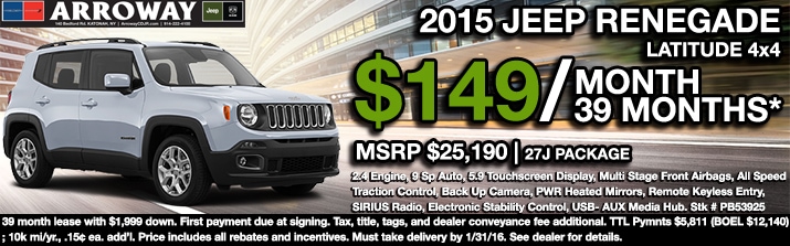 Jeep Lease Deals Specials