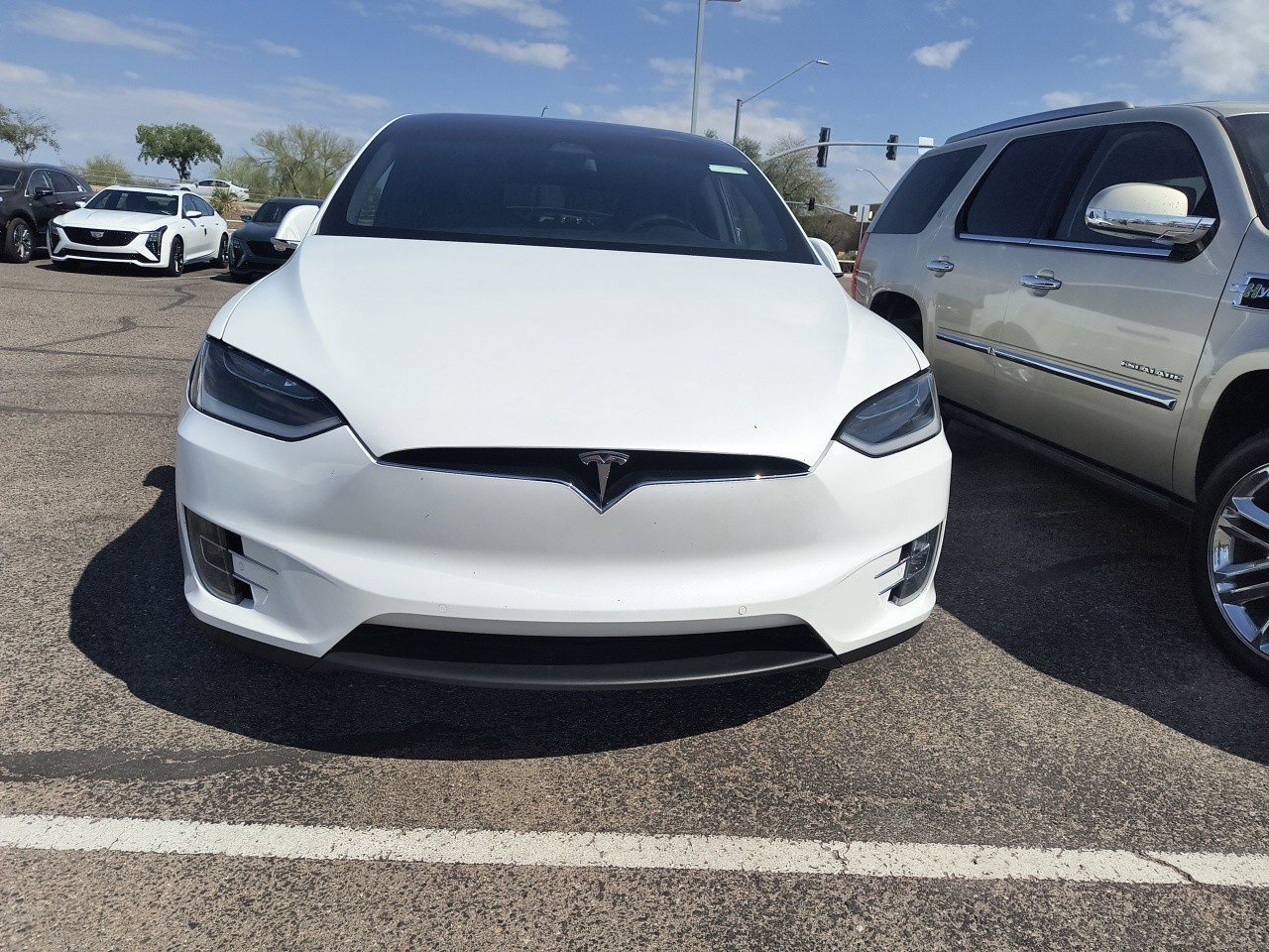Used 2018 Tesla Model X 75D with VIN 5YJXCBE23JF140848 for sale in Glendale, AZ