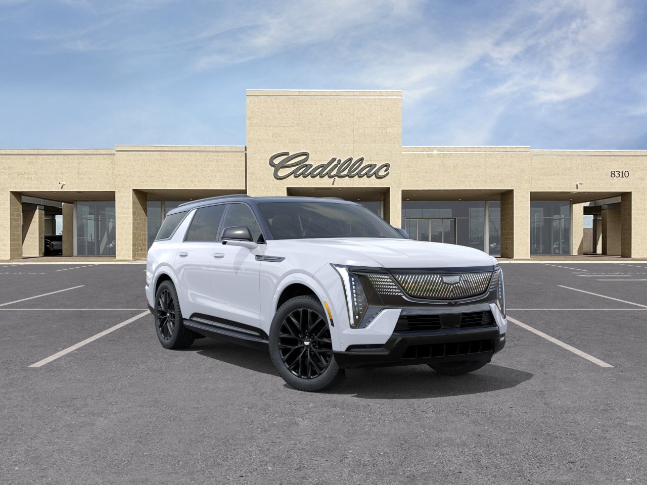 Vibrant White Tricoat 2026 Cadillac Escalade IQL SUV / Crossover All-Wheel Drive Automatic