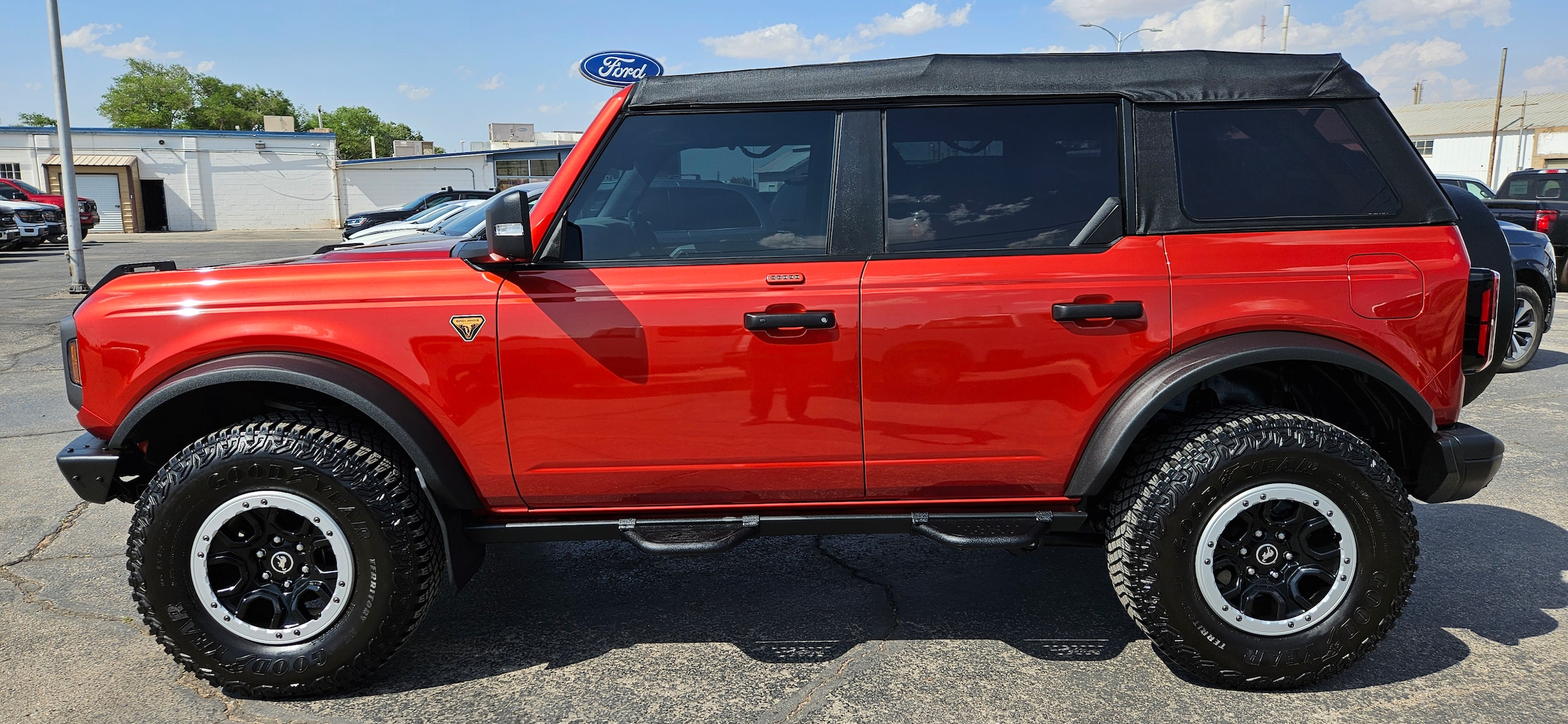 Used 2023 Ford Bronco 4-Door Badlands with VIN 1FMEE5DP2PLB03761 for sale in Artesia, NM