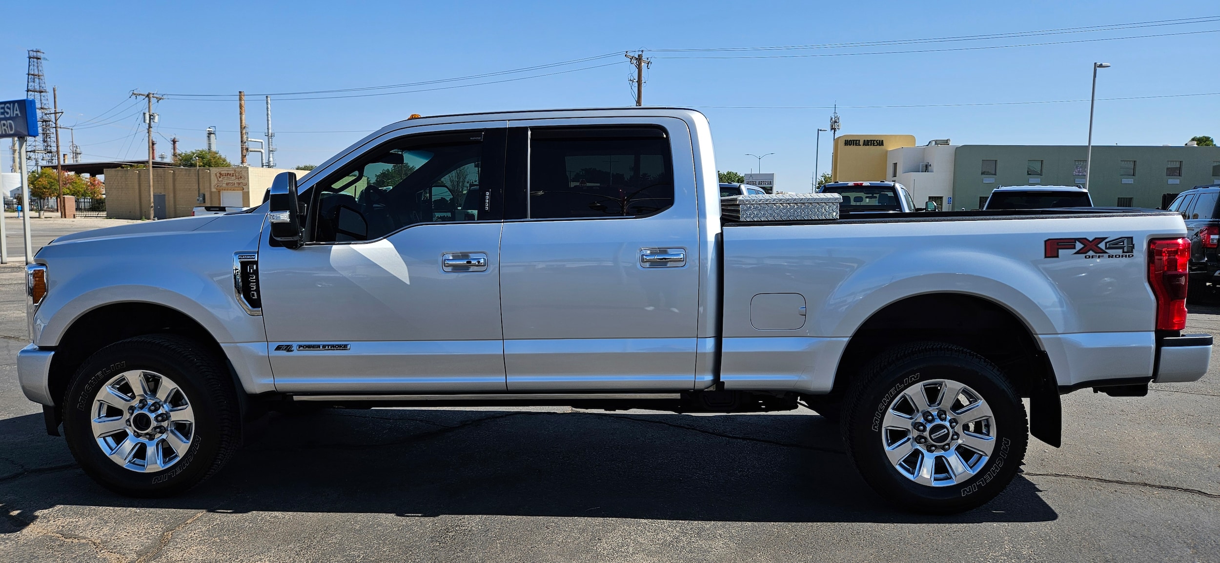 Used 2018 Ford F-250 Super Duty Platinum with VIN 1FT7W2BT4JEC90165 for sale in Artesia, NM