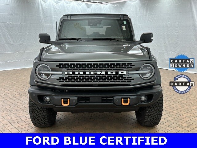 Certified 2023 Ford Bronco 4-Door Badlands with VIN 1FMEE5DH5PLB68841 for sale in Merrillville, IN