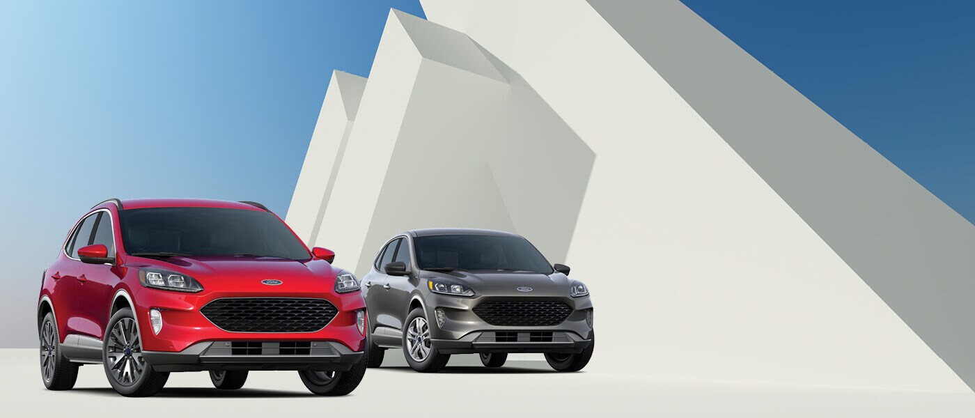 2020 Ford Escape next to another 2020 Ford Escape