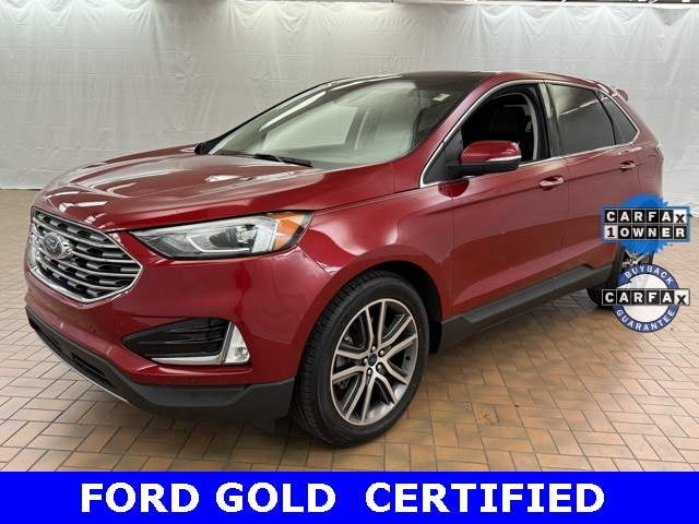 Certified 2020 Ford Edge Titanium with VIN 2FMPK4K94LBB32852 for sale in Merrillville, IN