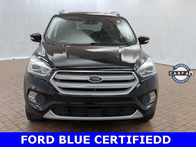 Certified 2018 Ford Escape Titanium with VIN 1FMCU9J93JUA22020 for sale in Merrillville, IN